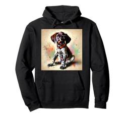 Lustiges Pointer Shirt Pointer Mama Papa Hundeliebhaber zeigender Hund Pullover Hoodie von Four Elements Gifts