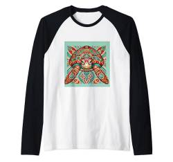 Meeresschildkröten-Shirt für Damen, Herren, Kinder, Ozeanliebhaber, Meereslebewesen Raglan von Four Elements Gifts