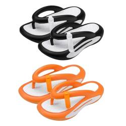 Foway Walking-Tanga-Sandalen | Wanderhausschuhe Sandalen Flops,Bequeme, dick gepolsterte Yogamatten-Tanga-Sandalen für Damen, Herren, Jungen und Mädchen von Foway