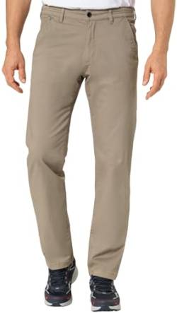 Franco Bettoni Chino Hose Herren mit 10cm Dehnreserve, Freizeithose Herren mit Komfortbund, leichte Sommerhose Herren in Regular Fit, Sand, Gr. 54 von Franco Bettoni