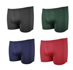 Frank Fields 4 Boxershorts Herren Boxer 5/M - Mix 17 Enge Boxershorts grau Boxershorts mikrofader geblümte Unterhose Retropants Herren weiß Retropants Unterhosen männer von Frank Fields