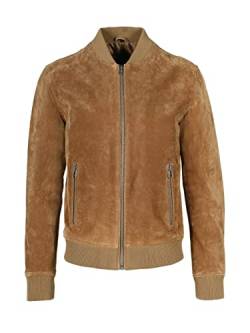 Freaky Nation Herren Ted-FN Lederjacke, Cognac, L von Freaky Nation