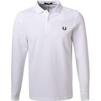 Fred Perry Herren Polo-Shirt weiß Baumwoll-Piqué von Fred Perry