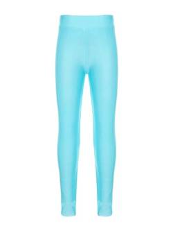 Freebily Mädchen Leggings UV Schutz Badehose Lang Bescheidene Bademode Sonnenschutz Kinder Schwimmen Wassersport Hose Hellblau_A 122-128 von Freebily