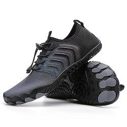 Freiluftkind Das Original Runner Pro 2.0 rutschfeste Barfußschuhe (Schwarz/Größe EU 36) – der perfekte Barfußschuh für Dein Abenteuer – Barfusslaufschuhe Barfuss Schuhe von Freiluftkind