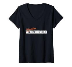 Damen ENTENFÜTTERN ENTENFÜTTERN T-Shirt mit V-Ausschnitt von Freizeit und Hobby Zubehör Geschenke Shirts