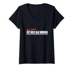 Damen KANU FAHREN KANU-FAHRER T-Shirt mit V-Ausschnitt von Freizeit und Hobby Zubehör Geschenke Shirts