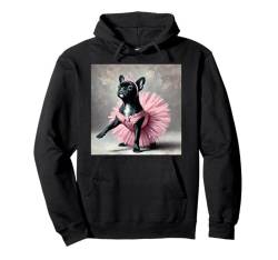 Französische Bulldogge Shirt Ballerina Ballettliebhaber Tänzerin Frenchie Pullover Hoodie von French Bulldog Gifts and Doggie Shirts