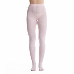 Frola 40D Strumpfhosen für Damen Balettstrumpfhose für Frauen Mädchen Undurchsichtige Reine Farbe mit Fuß Bunte Strümpfe(S-M,Rosa) von Frola