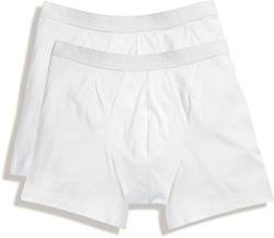 Fruit of the Loom - Classic Boxer 2er Pack Farbe weiss Größe S von Fruit of the Loom