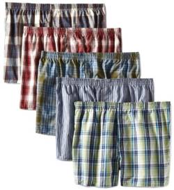 Fruit of the Loom Herren Boxershorts mit niedrigem Bund, 5 Stück, Sortiert, XX-Large von Fruit of the Loom