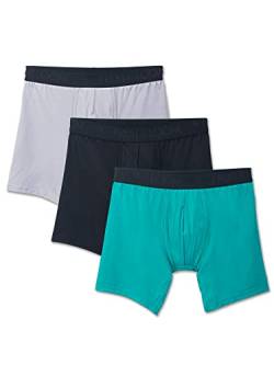 Fruit of the Loom Herren Hochwertige, atmungsaktive Boxershorts (Regular & Big Man) Retroshorts, Leg-Micro Mesh-3er Sortiert, X-Large (3er Pack) von Fruit of the Loom