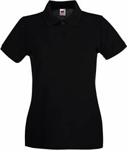 Fruit of the Loom Lady-Fit Premium Poloshirt 2017 XL Black von Fruit of the Loom