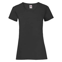 Fruit of the Loom - Lady-Fit Valueweight T - Modell 2013 XL,Black von Fruit of the Loom