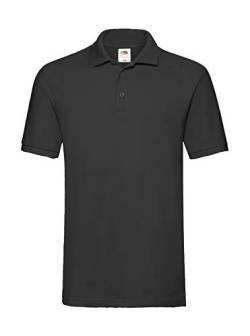 Fruit of the Loom Premium Polo S M L XL XXL 3XL auch Farbsets Schwarz XL von Fruit of the Loom