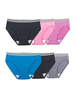 Fruit of the Loom Women’s Underwear Cotton Bikini Panty Multipack, Assorted, 9 von Fruit of the Loom