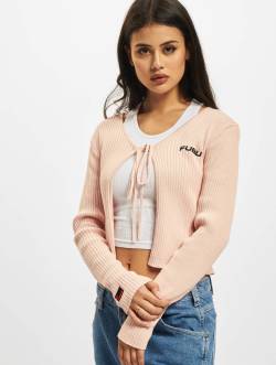 Fubu FW222-016-1, Corporate Rib Knit Bolero rose von Fubu