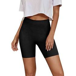 Bauchweg Unterhose Damen, Seamless Boxershorts Radler Anti Scheuern Oberschenkel Bauchweg Unterhose Baumwolle Hose Unter Kleid Kurze Gym Unterm Kleid Radlerhose mit Bein Hautfarbene Unterhosen von Fulidngzg