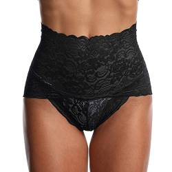 Fulidngzg Brazilian Slip Damen: Unsichtbare Weiße String Tanga Sommer Baumwolle Spitze Dessous Brazilian Grosse Grössen Erotisch Slips Nahtlose Body Reizwäsch Sexy Ouvert Unterwäsche Unterhosen von Fulidngzg