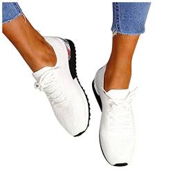 Fulidngzg Halbschuhe Damen Wasserdicht Leicht Bequeme Laufschuhe Turnschuhe Fitnessschuhe Fitness Straßenlaufschuhe Freizeitschuhe Sneaker Sportschuhe Outdoor Weich Gym Running Schuhe Joggingschuhe von Fulidngzg