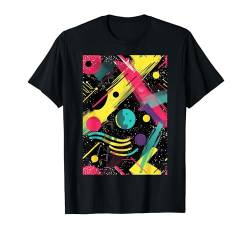 80er Jahre Pattern Art Synthwave T-Shirt von Fun Nostalgic Vintage Pattern Arts