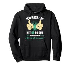 Lustiger Spruch Mann Frau zum 66. Geburtstag Geschenk Pullover Hoodie von FunShirtDealer