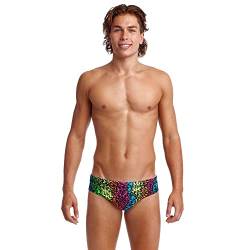 Funky Trunks Herren Badeslip Schwarz L von Funky Trunks