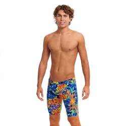 Funky Trunks Mixed Mess Jammer Badehose Herren chlorresistent UV Schutz 50+, Größe:4 von Funky Trunks