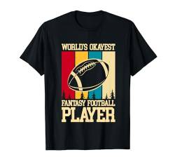 American Football Lustiger Fantasy-Football-Spieler T-Shirt von Funny American Football Shirts & Gifts