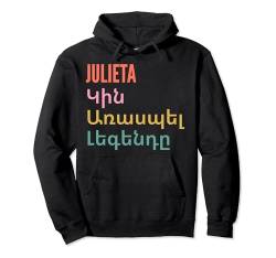 Funny Armenian First Name Design - Julieta Pullover Hoodie von Funny Armenian First Name Designs for Women