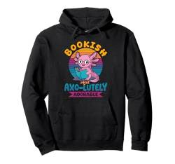 Lustiges Axolotl Kawaii Buchisch und Axo-Lut Adorable Pullover Hoodie von Funny Axolotl Lover Graphics Co.