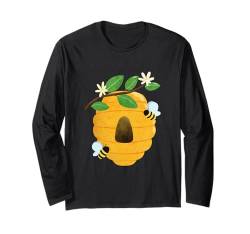 Imkerei Kunst für Männer Papa Opa Biene Imker Imker Langarmshirt von Funny Bee Themed Gift Beekeeper