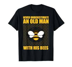 Imkerei Kunst für Männer Papa Opa Biene Imker Imker T-Shirt von Funny Bee Themed Gift Beekeeper