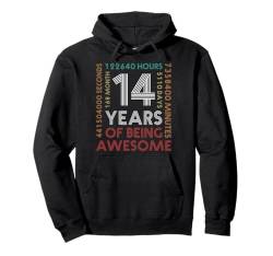 14. Geburtstag, lustiger Geburtstag, 14 Jahre, Retro-Geburtstag Pullover Hoodie von Funny Birthday Apparel