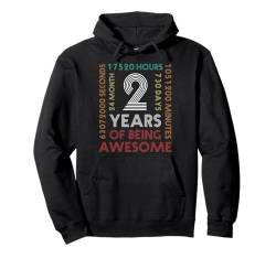 2. Geburtstag Lustiger Geburtstag 2 Jahre alt Retro Geburtstag Pullover Hoodie von Funny Birthday Apparel