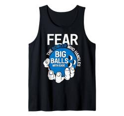 Fear The Bowler - Bowler Bowlingkugel Lustiges Bowling Tank Top von Funny Bowling Gift for Men & Women