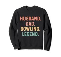 Lustiger Bowling Dad Legend Bowler Herren Sweatshirt von Funny Bowling Shirts & Gifts for Bowlers