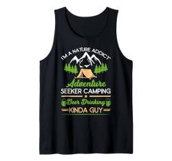 Lustige Camping Kunst Männer Frauen Camper Outdoor Berge Camping Tank Top von Funny Camping Shirts & Gifts