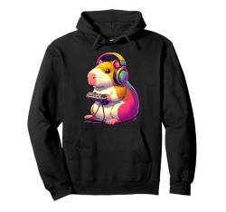 Capybara Gamer Humor Grafik für Capybara-Enthusiasten Pullover Hoodie von Funny Capybara Lover & Video Game Apparel