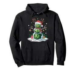 Lustiger Weihnachts-Schneemann-Pullover, niedlicher Weihnachtsmann, Herren, Damen, Kinder Pullover Hoodie von Funny Christmas Pajamas Costume Gifts Idea