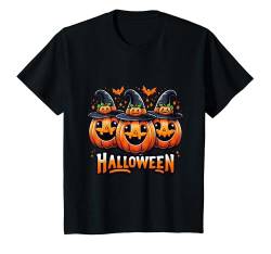 Kinder Das coolste Halloween-Outfit für Kinder mit dem Kürbis im Patch T-Shirt von Funny Coolest Pumpkin Halloween apparel