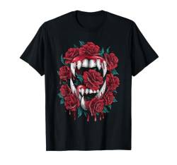 Gruselige Rosen Romantische Paare Halloween Lustige Rosen Halloween T-Shirt von Funny Couples Halloween Costumes