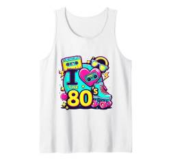 I Love The 80ers T-Shirt für Herren und Damen, Vintage-Partykostüm der 80er Tank Top von Funny Eighties 80s Costume Party I Love The 80's