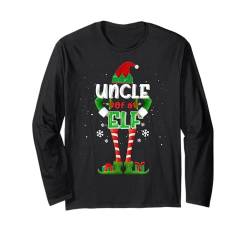 Onkel eines Elfen, passende Familiengruppe, Weihnachtsfeier, lustig Langarmshirt von Funny Elf Matching Family Group Christmas Gifts