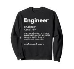 Ingenieurkunst für Männer und Frauen, zivile elektrische Luft- und Raumfahrt Sweatshirt von Funny Engineering Gift Engineer Apparel