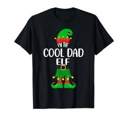 I'm The Cool Dad Elf Weihnachtsfeier, Familienpassendes Weihnachtsfest T-Shirt von Funny Family Matching Christmas Apparel