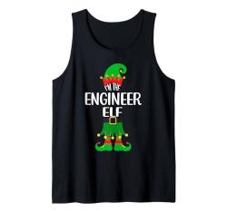 I'm The Engineer Elf Weihnachtsfeier, Familienpassendes Weihnachtsfest Tank Top von Funny Family Matching Christmas Apparel