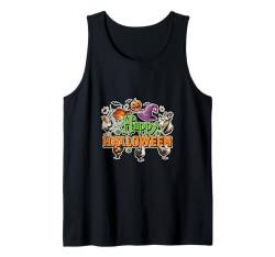 Lustiges Halloween-Shirt auf dem Bauernhof, Happy Pumpkin, Ziege Tank Top von Funny Farm Halloween Tee Shirts for Farmers