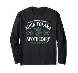 Lustige feministische Aqua Tofana Apotheker Vintage Bekleidung Langarmshirt von Funny Feminist Aqua Tofana Apothecary Apparel