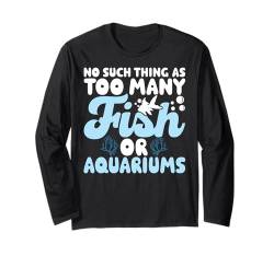 Aquarium Fishkeeper Lustige Aquarienpflege für Damen und Herren Langarmshirt von Funny Fish Tank Gift Aquarium Lovers Fishkeeper